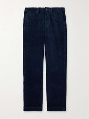 Polo by Ralph Lauren Navy Corduroy Straight-Leg Pants